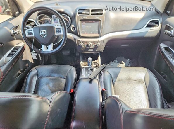 3C4PDCEGXKT717361 2019 DODGE JOURNEY Красный Вид панели приборов
