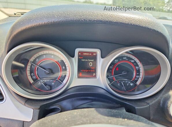 3C4PDCEGXKT717361 2019 DODGE JOURNEY Красный Вид щитка приборов