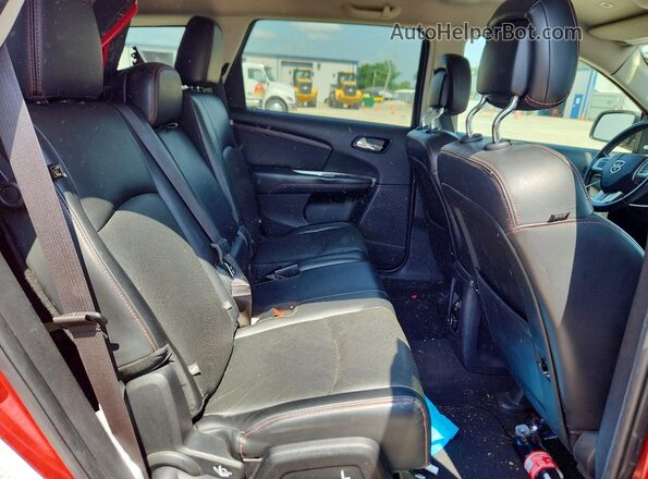 3C4PDCEGXKT717361 2019 DODGE JOURNEY Красный Вид задних сидений