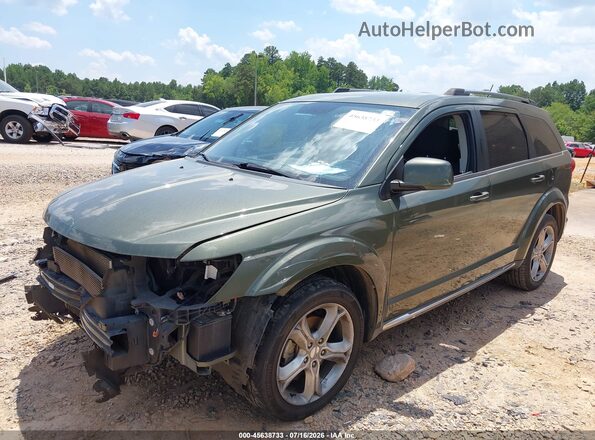 3C4PDCGB0HT549272 2017 DODGE JOURNEY Зеленый Передняя левая четверть