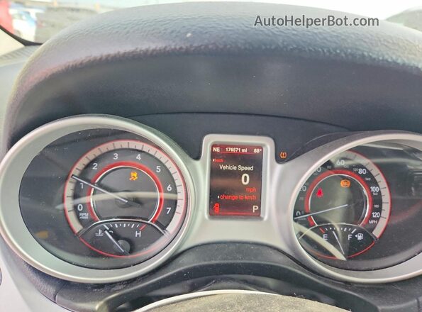 3C4PDCGB1GT172000 2016 DODGE JOURNEY Gray ხელსაწყოთა პანელის ხედი
