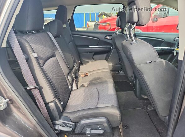 3C4PDCGB1GT172000 2016 DODGE JOURNEY Gray უკანა სალონის ხედი