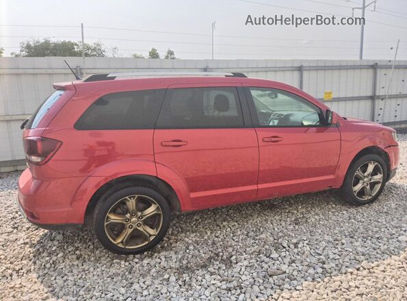3C4PDCGB1GT173597 2016 DODGE JOURNEY Red Задня права чверть