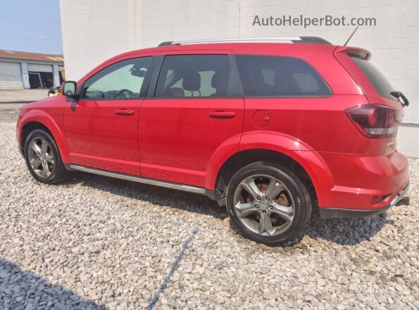 3C4PDCGB1GT173597 2016 DODGE JOURNEY Red Задня ліва чверть