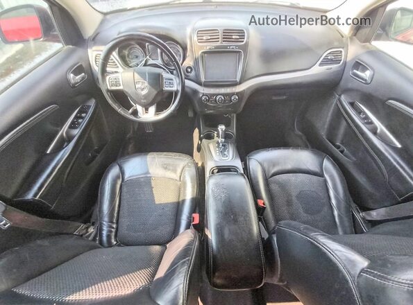 3C4PDCGB1GT173597 2016 DODGE JOURNEY Red Вид панелі приладів