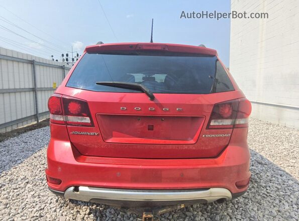 3C4PDCGB1GT173597 2016 DODGE JOURNEY Red Вид ззаду