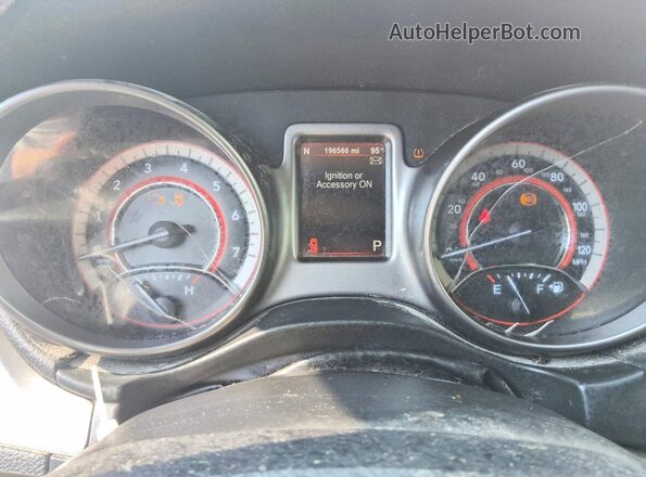 3C4PDCGB1GT173597 2016 DODGE JOURNEY Red Вид щитка приладів