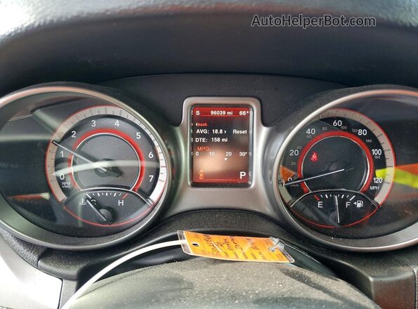 3C4PDCGB2LT206102 2020 DODGE JOURNEY Black Widok zestawu wskaźników