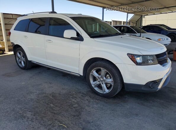 3C4PDCGB3HT579401 2017 DODGE JOURNEY White Front right
