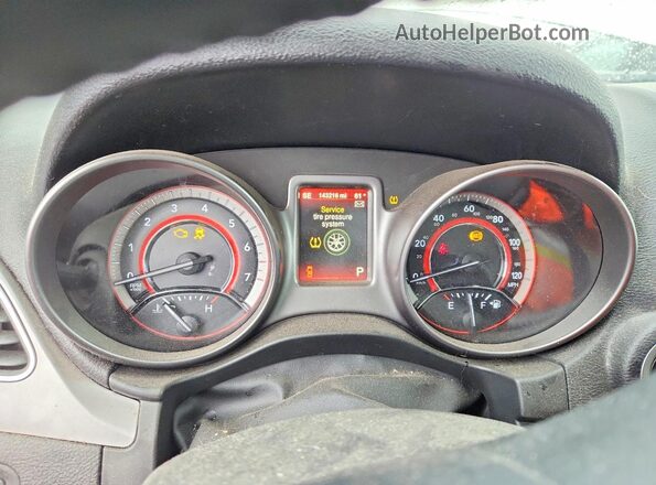 3C4PDCGB4GT148242 2016 DODGE JOURNEY White Սարքավորումների վահանակի տեսք