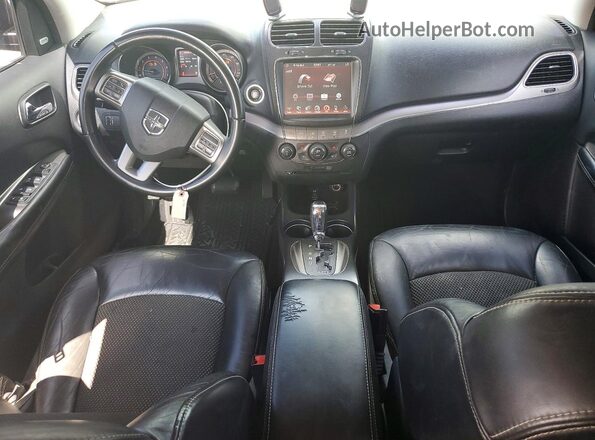 3C4PDCGB5HT516607 2017 DODGE JOURNEY Black Вид панелі приладів