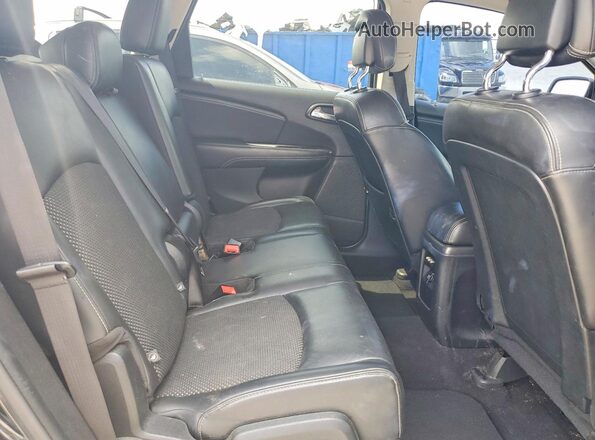 3C4PDCGB5HT516607 2017 DODGE JOURNEY Black Вид задньої частини салону