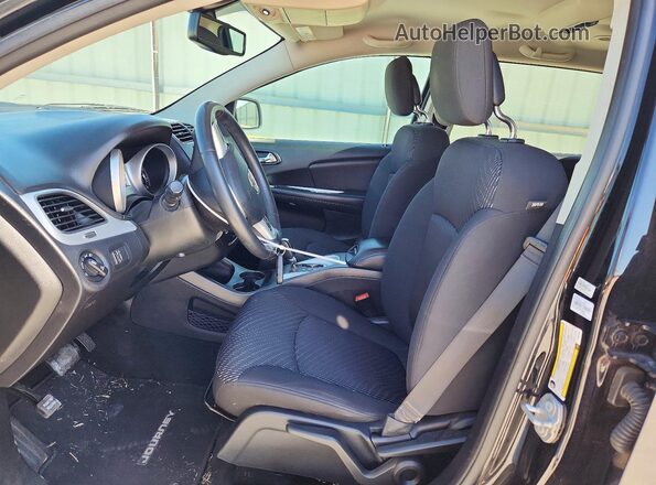 3C4PDCGB5HT648427 2017 DODGE JOURNEY Black Front interior view