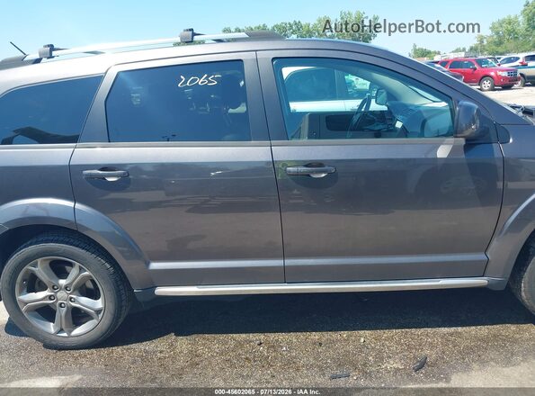 3C4PDCGB6HT612746 2017 DODGE JOURNEY Gray Widok wnętrza z tyłu