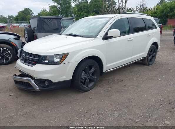 3C4PDCGB6LT263189 2020 DODGE JOURNEY White წინა მარცხენა ხედი სამი მეოთხედიდან