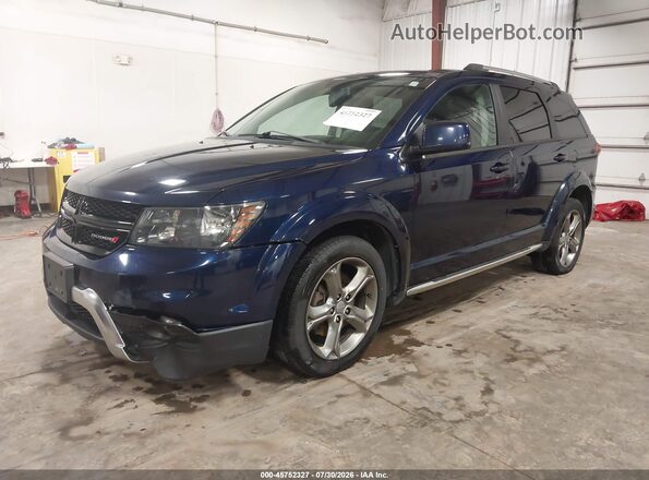 3C4PDCGB7HT603618 2017 DODGE JOURNEY Синий Передняя левая четверть