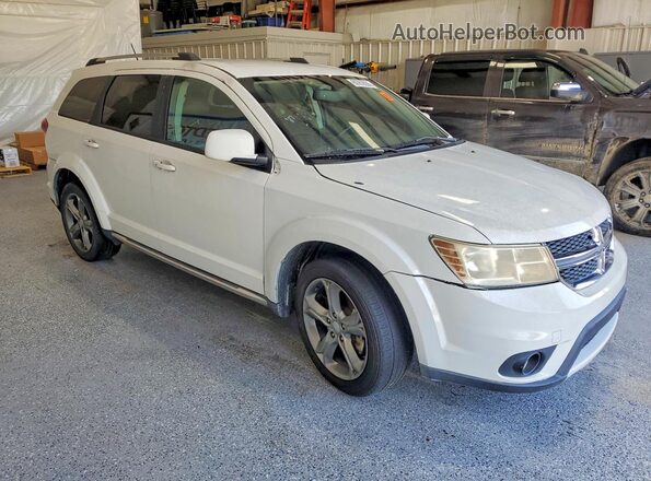3C4PDCGB8HT579166 2017 DODGE JOURNEY Белый Передняя правая четверть