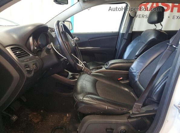 3C4PDCGB8HT579166 2017 DODGE JOURNEY Белый Вид салона спереди