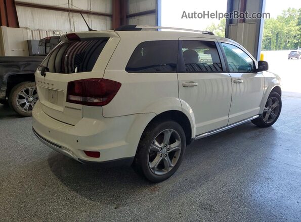 3C4PDCGB8HT579166 2017 DODGE JOURNEY Белый Задняя правая четверть