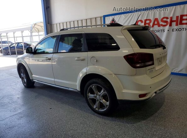 3C4PDCGB8HT579166 2017 DODGE JOURNEY Белый Задняя левая четверть