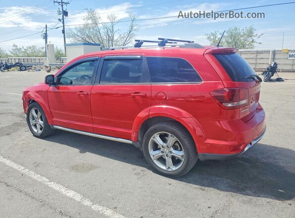 3C4PDCGBXHT559811 2017 DODGE JOURNEY Red უკანა მარცხენა
