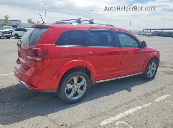 3C4PDCGBXHT559811 2017 DODGE JOURNEY Red უკანა მარჯვენა
