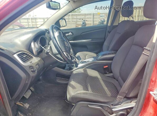 3C4PDCGBXHT559811 2017 DODGE JOURNEY Red წინა სალონის ხედი