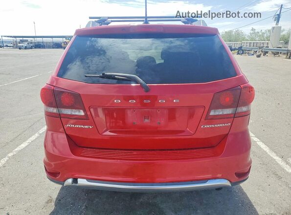 3C4PDCGBXHT559811 2017 DODGE JOURNEY Red უკანა ხედი