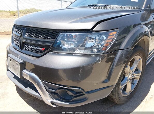 3C4PDCGBXHT564264 2017 DODGE JOURNEY Gray Դիմացի տեսք