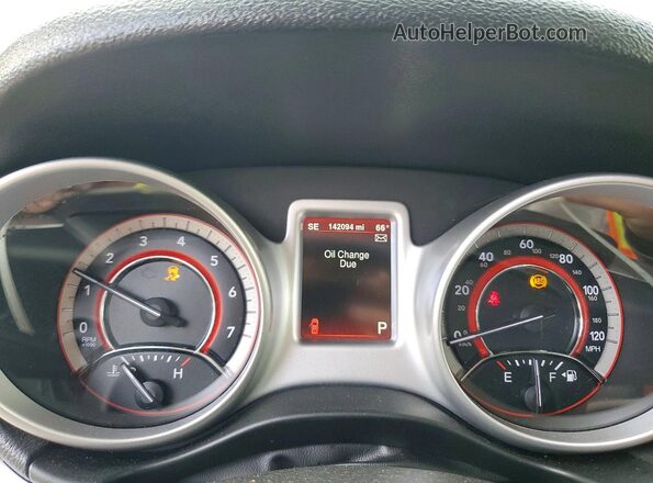 3C4PDCGG0GT168998 2016 DODGE JOURNEY Black Vista del cuadro de instrumentos