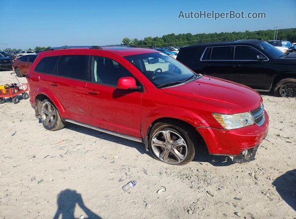 3C4PDCGG0HT501055 2017 DODGE JOURNEY Red Front right