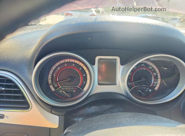 3C4PDCGG0HT501055 2017 DODGE JOURNEY Red Instrument cluster view