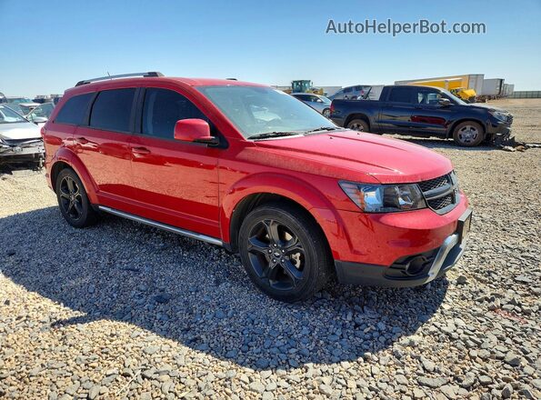 3C4PDCGG0JT305834 2018 DODGE JOURNEY Красный Передняя правая четверть
