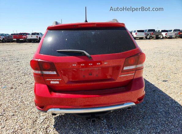 3C4PDCGG0JT305834 2018 DODGE JOURNEY Красный Вид сзади