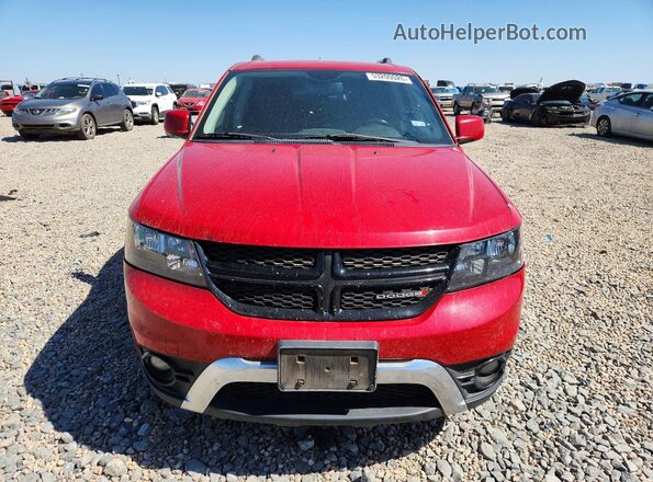 3C4PDCGG0JT305834 2018 DODGE JOURNEY Красный Вид спереди