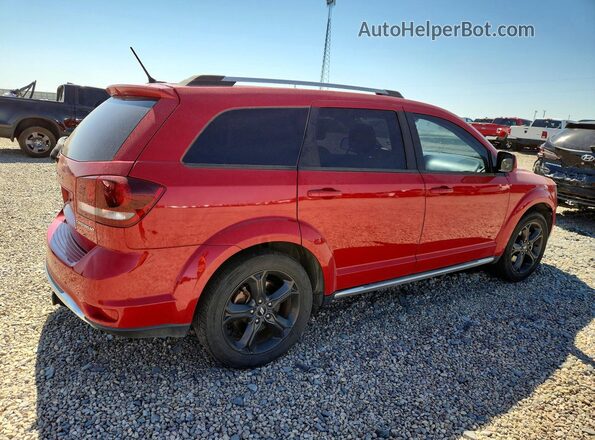 3C4PDCGG0JT305834 2018 DODGE JOURNEY Красный Задняя правая четверть