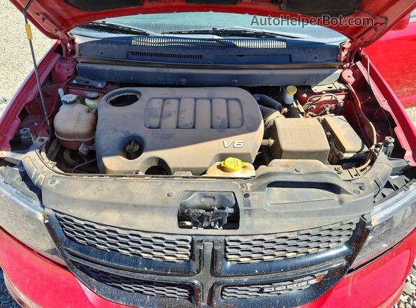 3C4PDCGG0JT305834 2018 DODGE JOURNEY Красный Вид подкапотного пространства