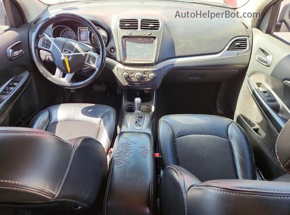 3C4PDCGG0JT305834 2018 DODGE JOURNEY Красный Вид панели приборов