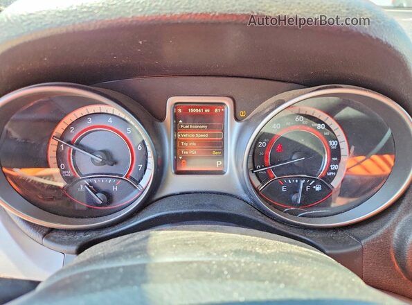 3C4PDCGG0JT305834 2018 DODGE JOURNEY Красный Вид щитка приборов