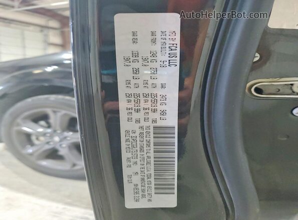 3C4PDCGG0JT515723 2018 DODGE JOURNEY Black Вид наклейки з VIN-кодом