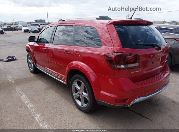 3C4PDCGG1HT604873 2017 DODGE JOURNEY Red Հետևի ձախ