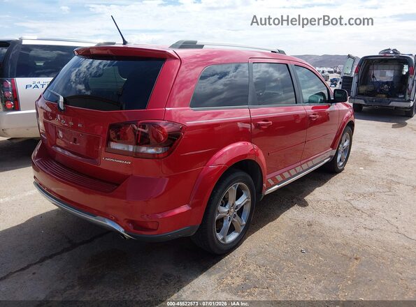 3C4PDCGG1HT604873 2017 DODGE JOURNEY Red Հետևի աջ