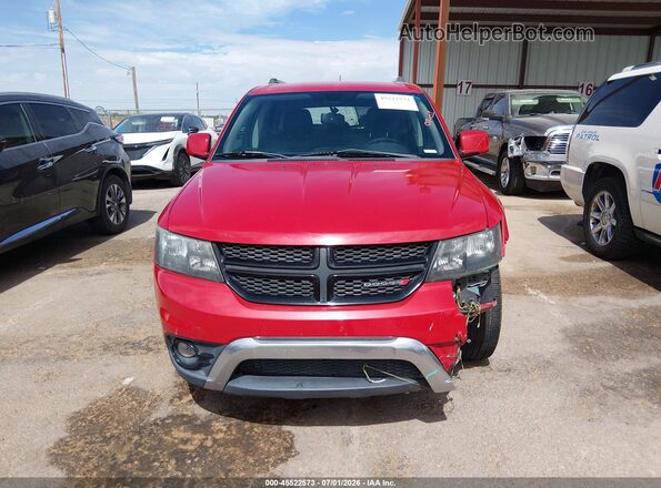 3C4PDCGG1HT604873 2017 DODGE JOURNEY Red Սալոնի հետևի տեսք