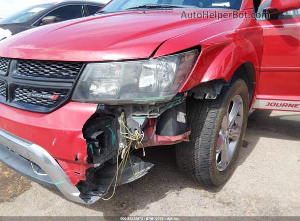 3C4PDCGG1HT604873 2017 DODGE JOURNEY Red Դիմացի տեսք