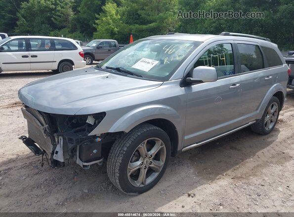 3C4PDCGG1JT156592 2018 DODGE JOURNEY Gray წინა მარცხენა ხედი სამი მეოთხედიდან
