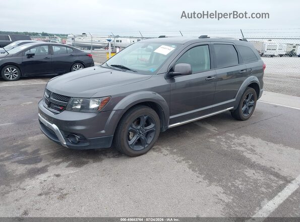 3C4PDCGG1JT475796 2018 DODGE JOURNEY Gray Передня ліва чверть