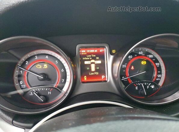 3C4PDCGG1KT700736 2019 DODGE JOURNEY Silver Вид щитка приладів