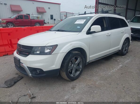 3C4PDCGG2GT119348 2016 DODGE JOURNEY Белый Передняя левая четверть