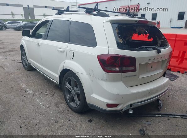 3C4PDCGG2GT119348 2016 DODGE JOURNEY Белый Задняя левая четверть