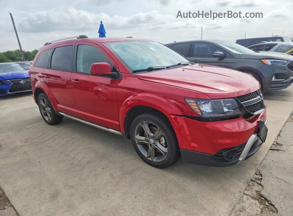 3C4PDCGG2HT538849 2017 DODGE JOURNEY Красный Передняя правая четверть